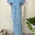 Sky Blue Pure Cotton Nighty Soft & Breathable