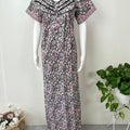 Black Pure Cotton Nighty Elegant & Comfortable