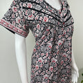 Black Pure Cotton Nighty Elegant & Comfortable