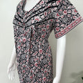 Black Pure Cotton Nighty Elegant & Comfortable