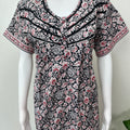 Black Pure Cotton Nighty Elegant & Comfortable