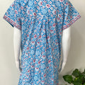 Sky Blue Pure Cotton Nighty Soft & Breathable