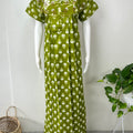 Sage Green Pure Cotton Nighty Soft & Comfortable