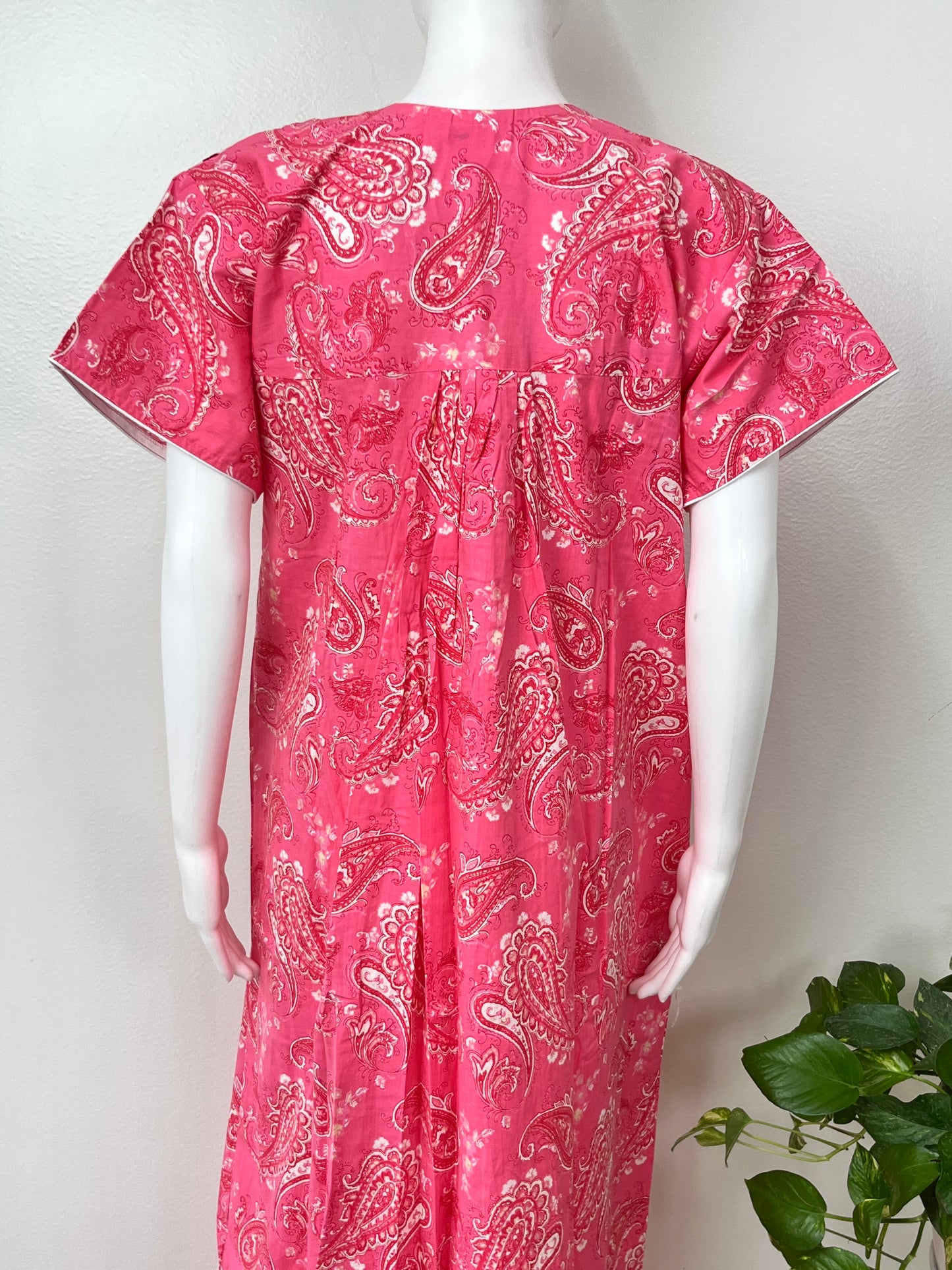Pink 100% Cotton Nighty for Women