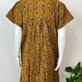 Mustard 100% Cotton Nightgown Soft & Comfortable