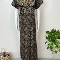 Black Pure Cotton Nighty for Women