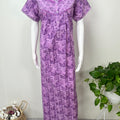 Purple Pure Cotton Nighty Soft & Breathable