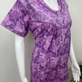 Purple Pure Cotton Nighty Soft & Breathable
