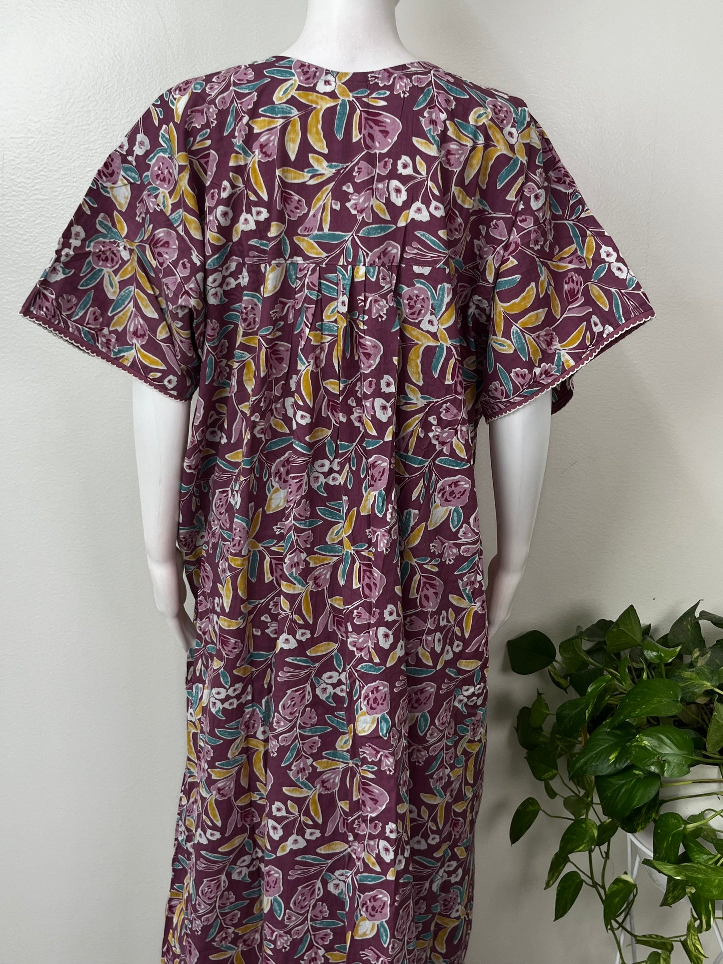 Purple 100% Cotton Nighty Soft & Comfortable