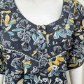 Charcoal Gray Pure Cotton Nighty for Women