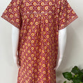 Red Pure Cotton Nighty Soft & Comfortable