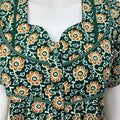 Green Pure Cotton Women's Nightgown