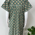 Green Pure Cotton Women's Nightgown