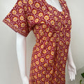 Red Pure Cotton Nighty Soft & Comfortable