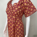 Red Pure Cotton Nighty Soft & Comfortable