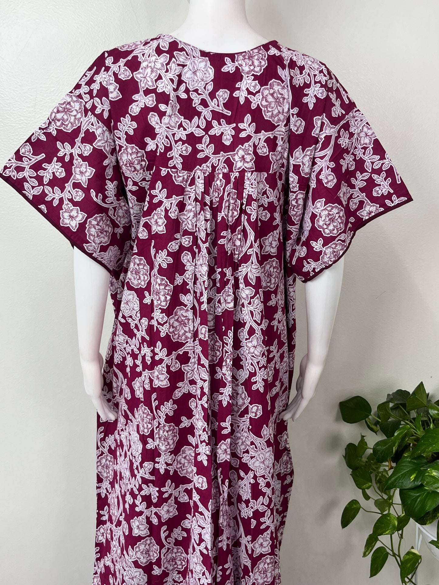 Floral Printed Pure Cotton Nighty