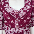Floral Printed Pure Cotton Nighty