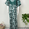 Viridian Green Pure Cotton Women's Nightgown