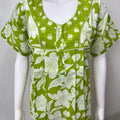 Lime Green Pure Cotton Nightgown for Women