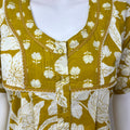 Yellow 100% Cotton Nightgown Soft & Breathable