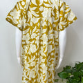 Yellow 100% Cotton Nightgown Soft & Breathable