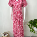 Pink Pure Cotton Nightgown Soft & Comfortable
