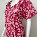 Pink Pure Cotton Nightgown Soft & Comfortable