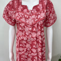 Pink Pure Cotton Nightgown Soft & Comfortable