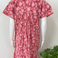 Pink Pure Cotton Nightgown Soft & Comfortable