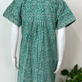 Sea Green Pure Cotton Nightgown Soft & Comfortable