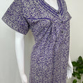 Purple 100% Cotton Women's Nightgown