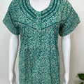 Sea Green Pure Cotton Nightgown Soft & Comfortable
