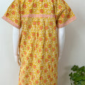 Yellow 100% Cotton Women's Nightgown