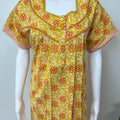 Yellow 100% Cotton Women's Nightgown