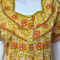 Yellow 100% Cotton Women's Nightgown