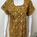 Pleated Style 100% Cotton Nighty