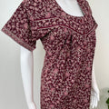 Wine Pure Cotton Nighty Soft & Comfortable