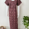 Wine Pure Cotton Nighty Soft & Comfortable