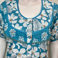 Sky Blue Pure Cotton Nightgown