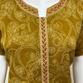 Mustard Pure Cotton Nightgown for Women
