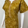 Mustard Pure Cotton Nightgown for Women