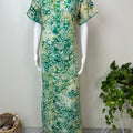 Green Batik Printed 100% Cotton Nightgown