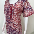 Pure Cotton Batik Print Nighty for Women