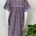 Purple 100% Cotton Women's Nightgown