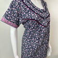 Black Pure Cotton Nighty Soft & Comfortable