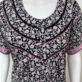 Navy Blue Pure Cotton Nighty for Women