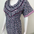 Black Pure Cotton Nighty Soft & Comfortable