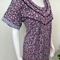Purple 100% Cotton Women's Nightgown