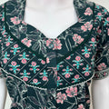 Bottle Green Pure Cotton Nighty for Women