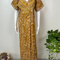 Mustard Pure Cotton Nightgown